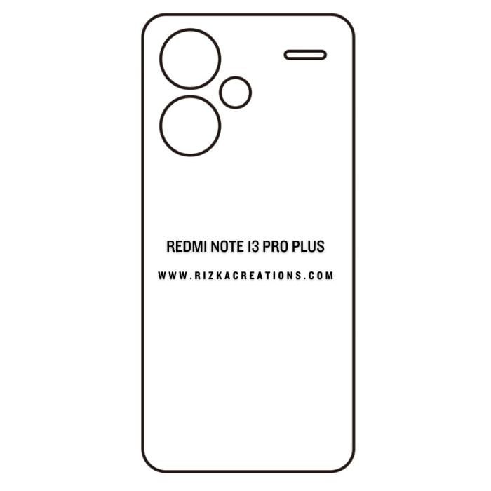 Hydrogel Screen Protector For Xiaomi Redmi Note 13 Pro Plus - Full Cover Clear Film